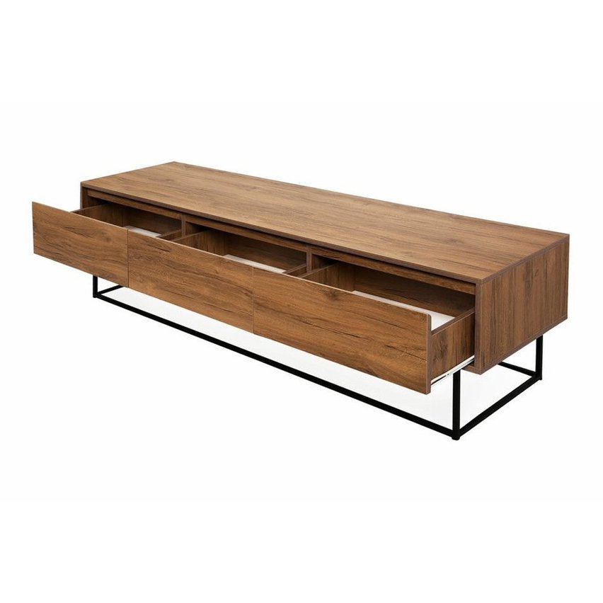 Pipirima TV cabinet black/walnut 180 cm