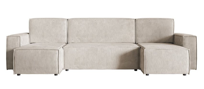 Copertino U-shaped corner sofa with sleeping function with container Element 13 universal