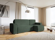 Copertino L-shaped corner sofa with sleeping function with Element 24 universal container