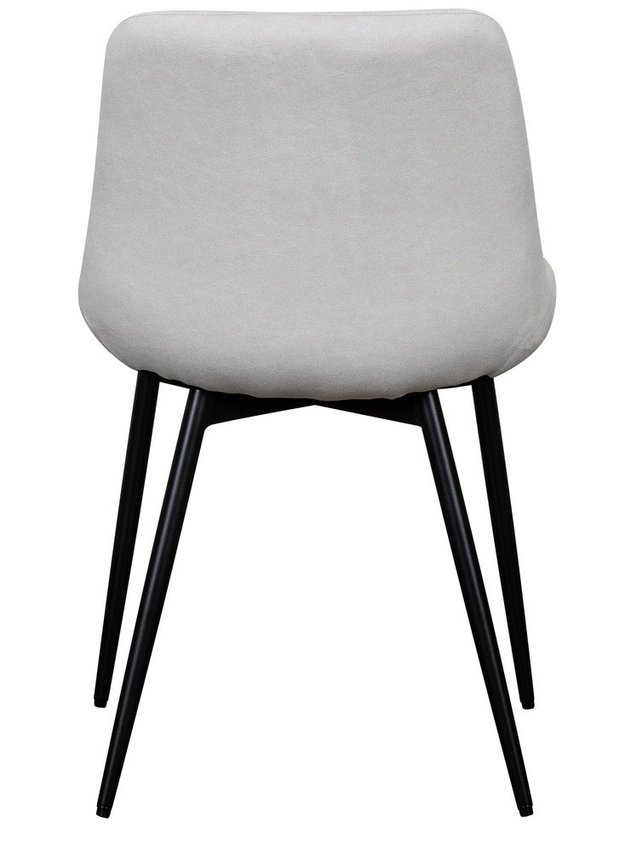 Roploy upholstered chair in light beige velvet