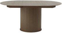 Gativel extendable table 120-167 cm burnt oak slats