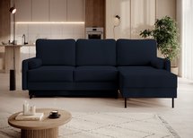 Tomonde L-shaped corner sofa with sleeping function with universal container