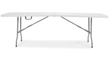 Carrice folding garden table 241 cm white