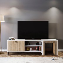 Zogat TV cabinet with a set of coffee tables 180 cm