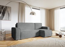 Copertino L-shaped corner sofa with sleeping function with Element 24 universal container