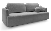 Lambina three-seater sofa with Abriamo 07 boucle container