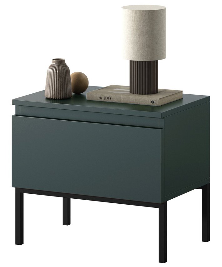 Bemmi bedside table Dark green