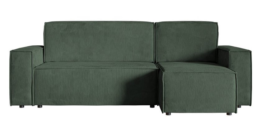 Copertino L-shaped corner sofa with sleeping function with Element 24 universal container