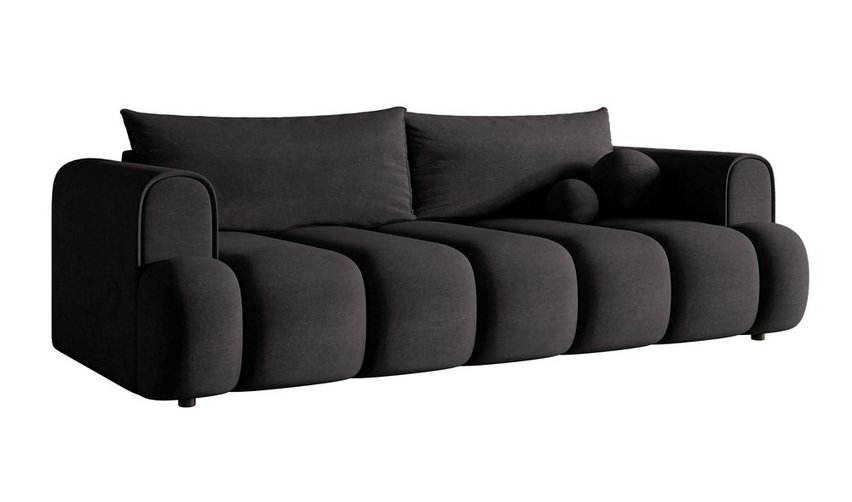 Dandelino three-seater sofa with sleeping function Magic Velvet 2273 velvet