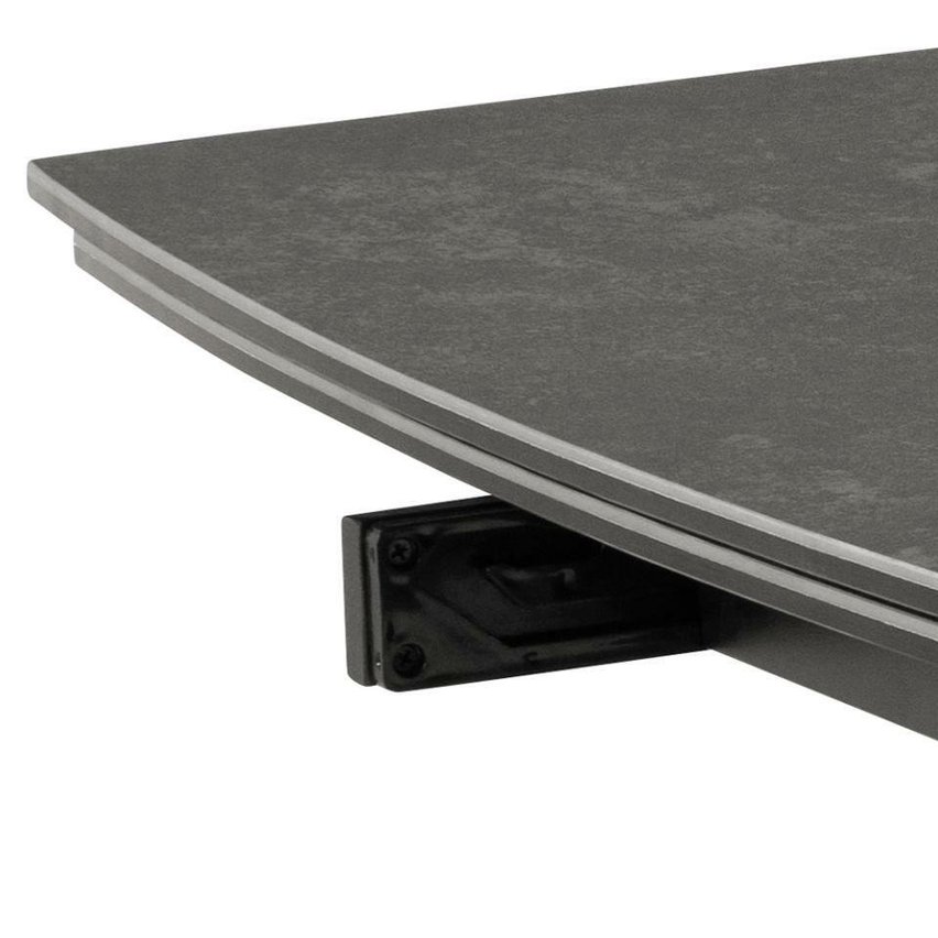 Canothe dining table extendable ceramic black top 160(240)x97x75 cm