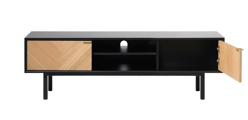 Frieve TV cabinet 160 cm herringbone oak