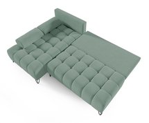 Bareli L-shaped Amon 27 corner sofa bed with storage, hydrophobic velvet, left-hand side