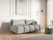 Dandelino Mini three-seater sofa with sleeping function Coral 85 boucle