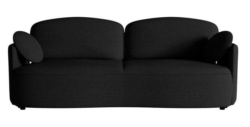 Raviolo three-seater sofa with Moly 99 container, hydrophobic chenille