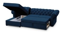 Corner sofa with sleeping function Brusce (Fabric: Kronos 09, Side: Left)