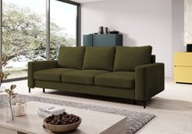 Mokpeo three-seater sofa bed with storage (Fabric: Velluto 35)