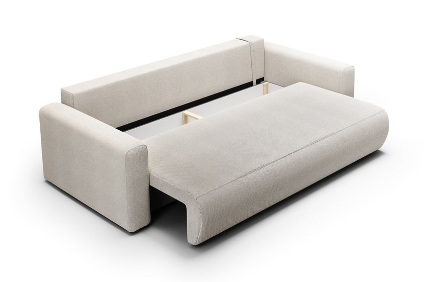 Ajwar three-seater sofa with storage Curio 84 hydrophobic chenille