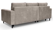 Corner sofa with sleeping function Nalika L-shaped with storage Poso 02 corduroy left-hand side