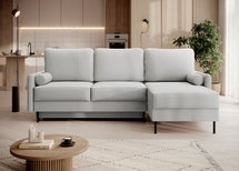 Tomonde L-shaped corner sofa with sleeping function with universal container