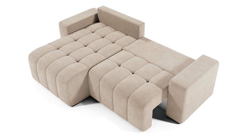 Corner sofa with sleeping function Batilo L (Fabric: Salvador 01, Side: Left)