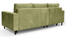 Corner sofa with sleeping function Nalika L-shaped with storage Poso 44 corduroy left-hand side