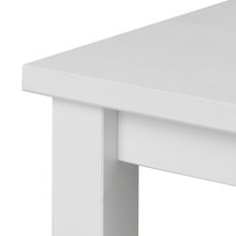 Silphium table 68x68 cm white