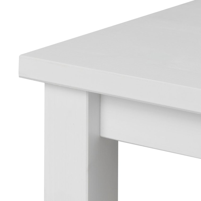 Silphium table 68x68 cm white