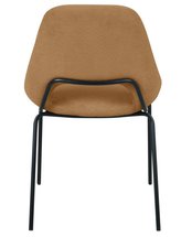 Secribed copper upholstered chair