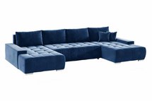 Corner sofa with sleeping function Magliano U (Fabric: Monolith 77)