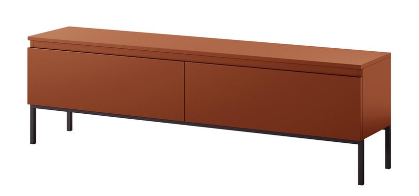 Bemmi TV cabinet 150 cm Brick red