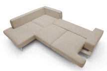 Mesito corner sofa bed (Fabric: Element 06, Side: Right)