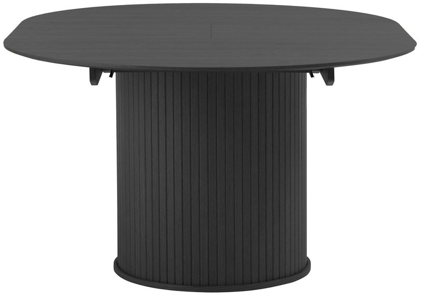 Table extensible Gativel 120-167 cm lattes chêne noir