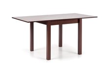 Lea extendable table 80-160x80 cm dark walnut