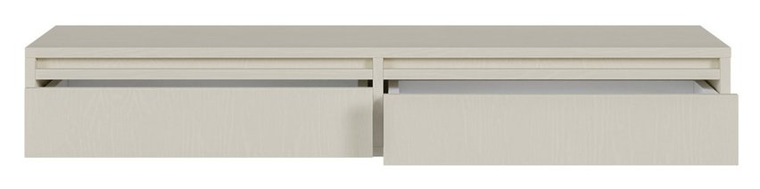 Evo dressing table with drawers, hanging, 110 cm, Sand beige