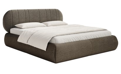 Upholstered bed 180x200 cm Asmelio rolled frame without container Verita 24