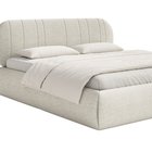 Upholstered bed 180x200 cm Asmelio rolled frame without container Verita 01