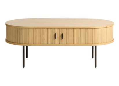 Gativel wooden bench 120x60 cm oak slats
