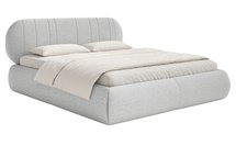 Upholstered bed 160x200 cm Asmelio rolled frame without container Verita 80