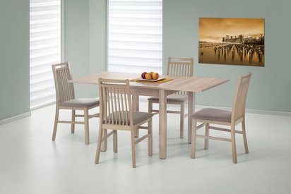 Lea extendable table 80-160x80 cm sonoma oak