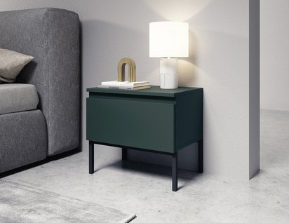 Bemmi bedside table Dark green
