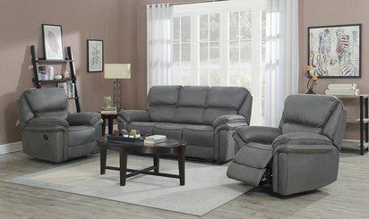 Culang three-seater sofa bed gray