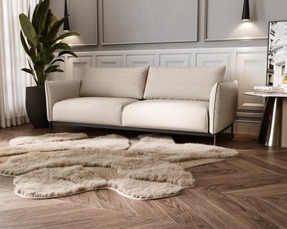 Canapé dépliant Soliano avec rangement en chenille Impress me 12