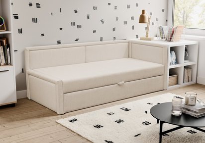 Double trundle bed Caprili Neve 03 universal braid
